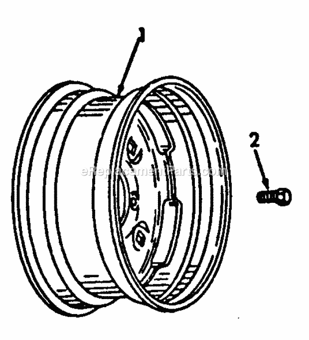 Rear Wheels-582 Diagram and Parts List for 1604 2050598U, 144-582-399, 145-582-399, 142-582-3 Cub Cadet Lawn Tractor